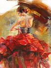 Anna Razumovskaya Red Passion 2 painting